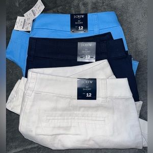 J. Crew lot size 12 shorts VaCaTiOn 3.5” NEW